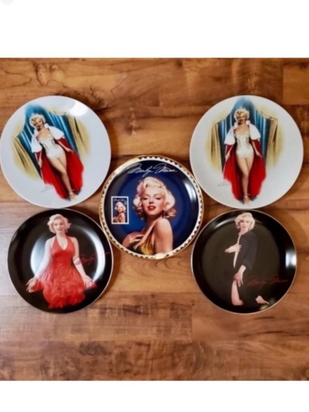 Bradford Exchange MARILYN MONROE SET OF 5 Collectors Plates Limited Editions